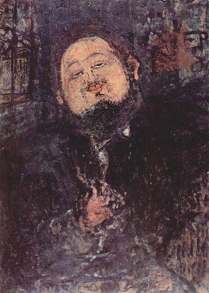 Amedeo Modigliani Portrat des Diego Rivera Spain oil painting art